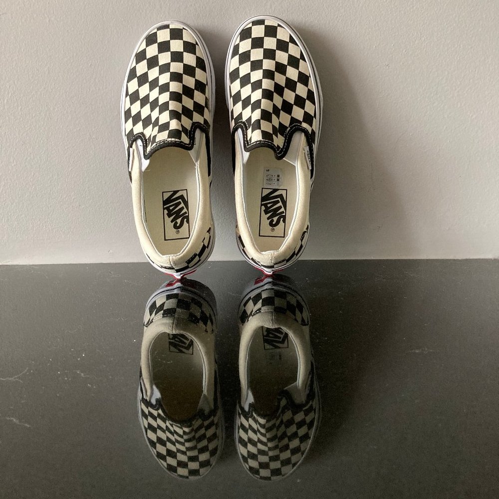 Kid's Classic Checkerboard Slip On_4.5 Boys/6 W